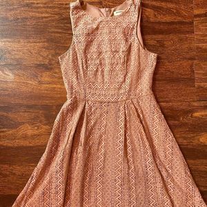 Dusty pink sleeveless dress size medium​